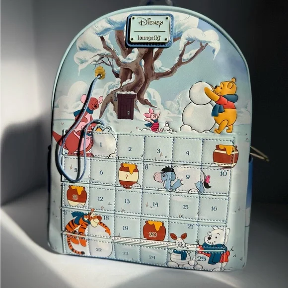 Disney Loungefly Winnie the Pooh Advent Calendar Backpack NWT Disney Loungefly Winnie the Pooh Advent Calendar Backpack  main image 4